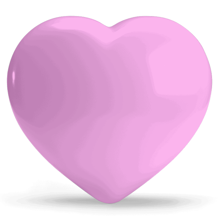 Roze hartje SinneHart: symbool voor onvoorwaardelijke zelfliefde, zachtheid en het helen van je innerlijk kind.