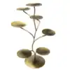 Lotus Display brons + 7 Chakra Sfeerlichten Goudrand