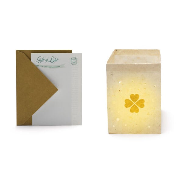 Koperberg Arts & Craft - Gift of light - Klavertje