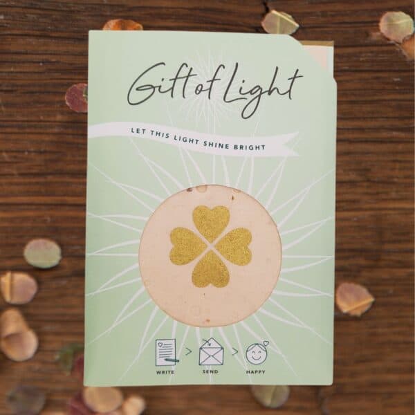 Koperberg Arts & Craft - Gift of light - Klavertje